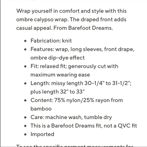 Barefoot Dreams Ombré Open Front Cardigan - Picture 5 of 5